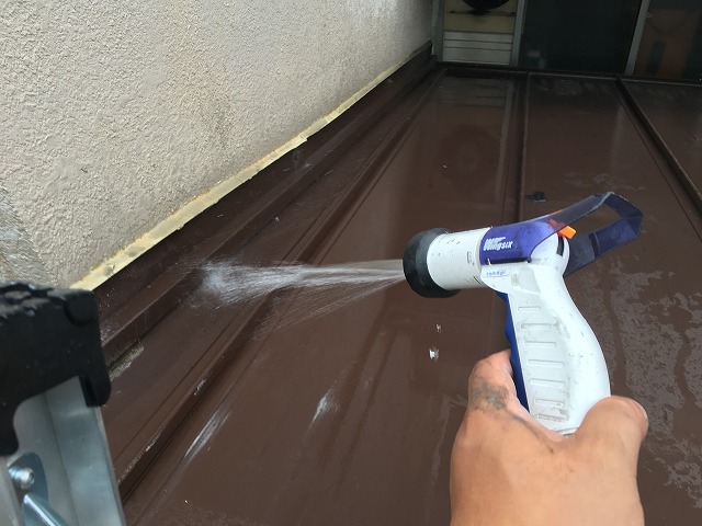 散水試験